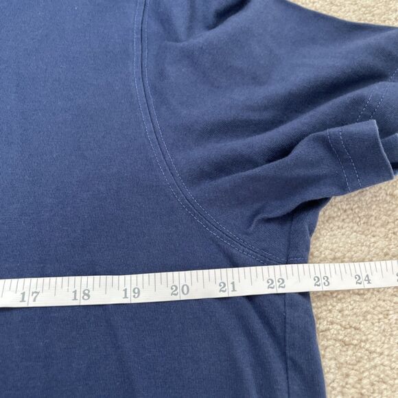 Life is Good T-Shirt Womens Large Classic Fit Turtle Virginia Beach Blue Comfort - Picture 4 of 6